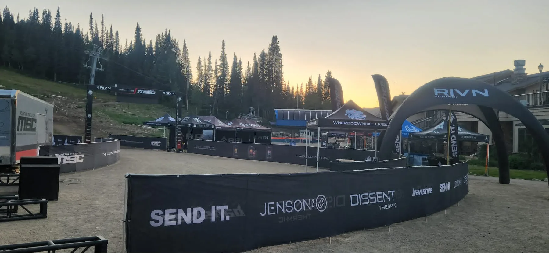 Mountain States Cup event venue prepared for live broadcast